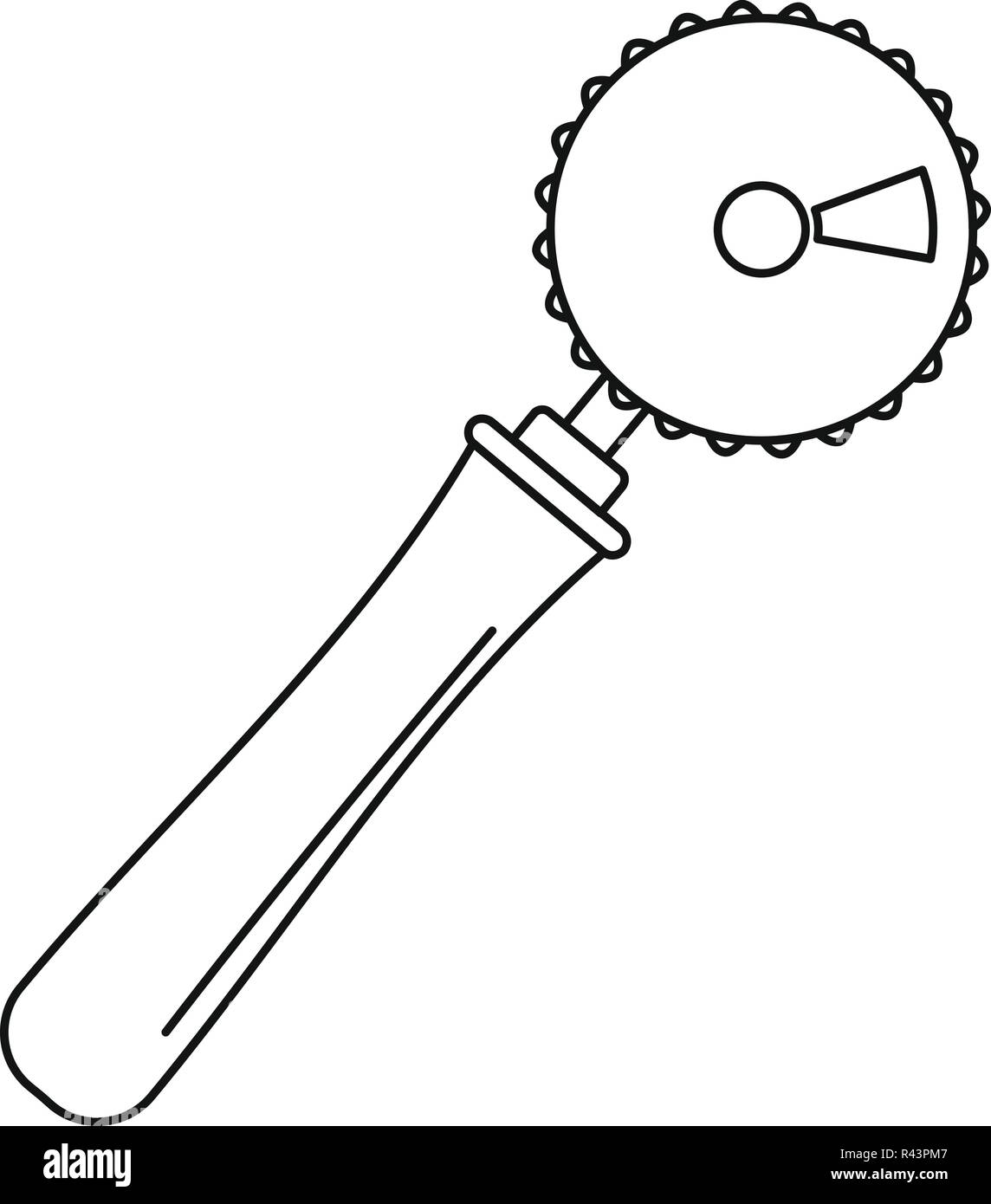 Il miele icona dello strumento. Schema Illustrativo del miele strumento icona vettoriali per il web design isolato su sfondo bianco Illustrazione Vettoriale