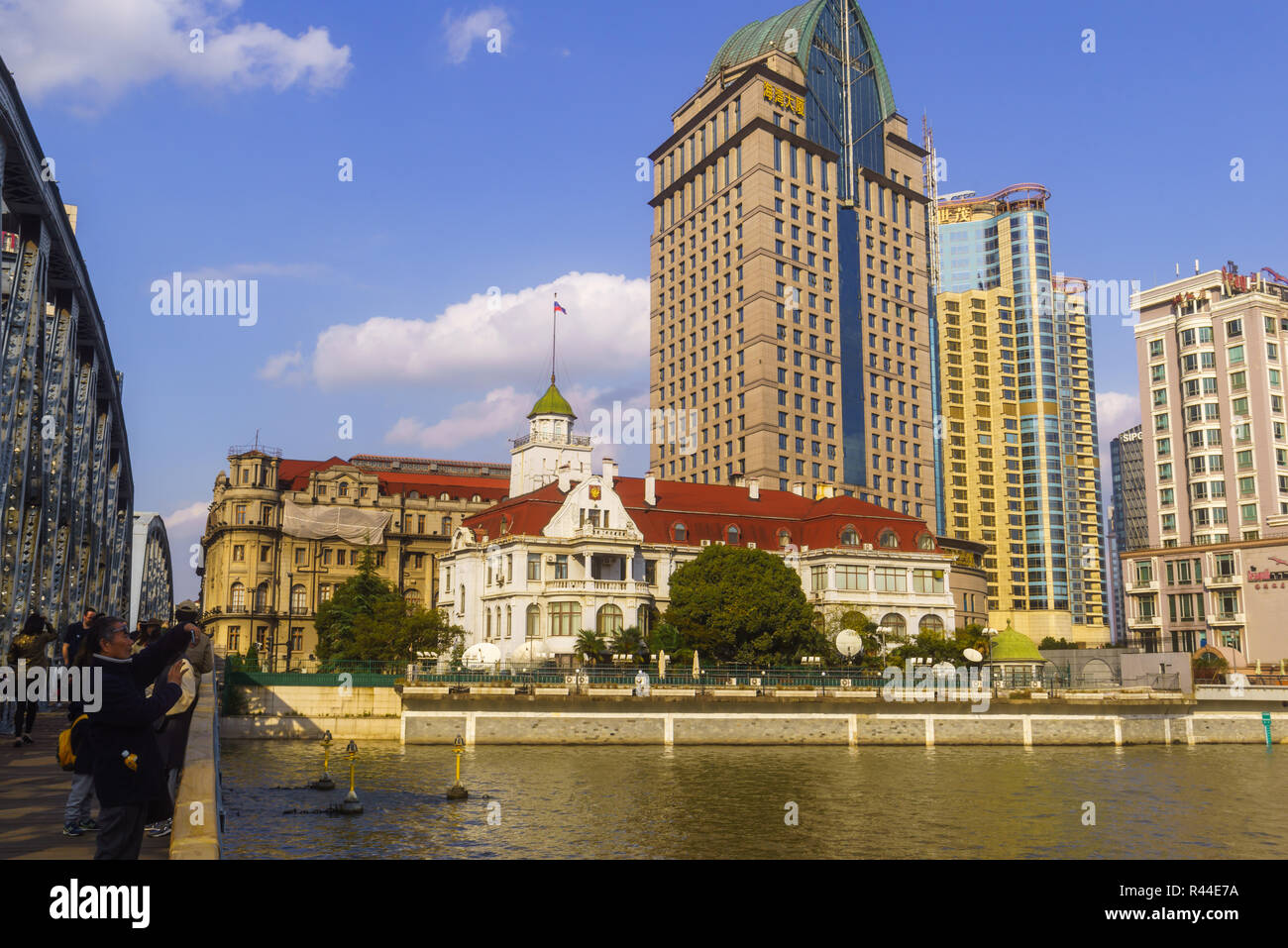 Consolato generale della Russia a Shanghai in Cina. Foto Stock