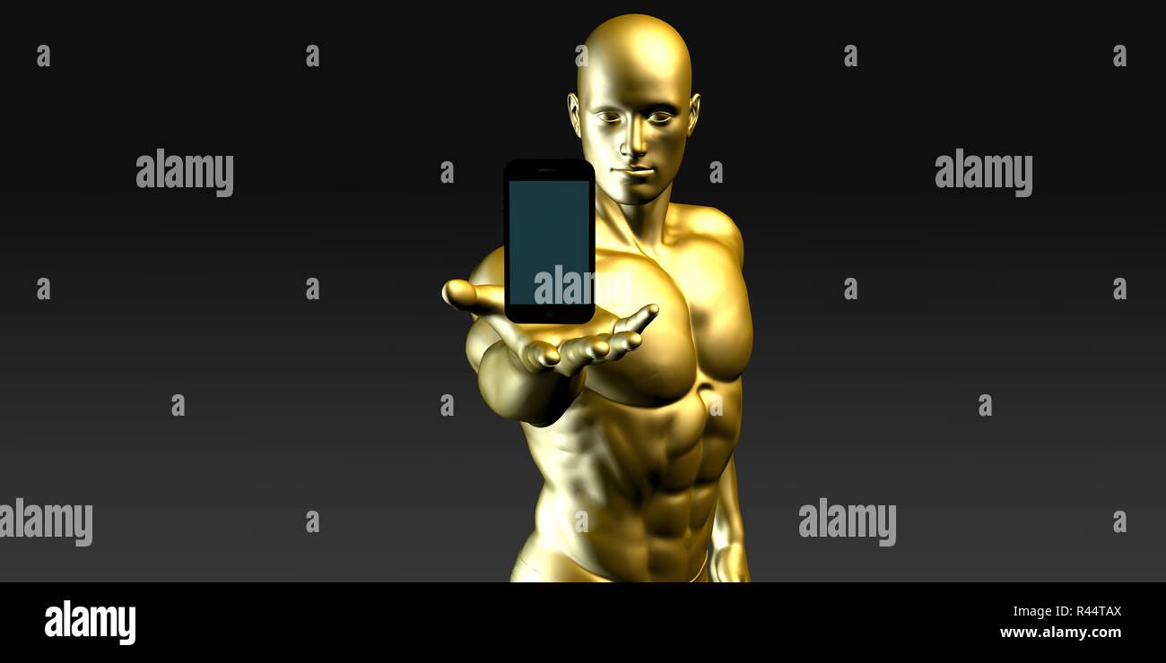 Mobile Commerce Foto Stock