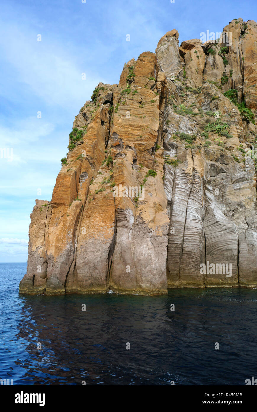 Isole Eolie - basiluzzo e spinazzola Foto Stock