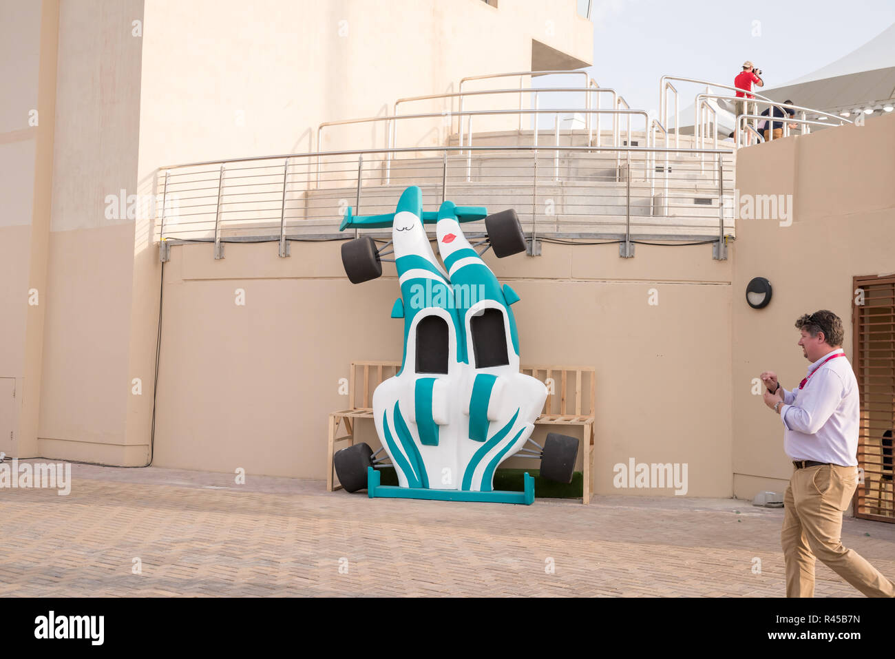 Abu Dhabi, negli Emirati Arabi Uniti. Novembre 25, 2018 - Yas marina Circuit Abu Dhabi, Emirati arabi uniti: Giornata conclusiva di Abu Dhabi Grand Prix Formula 1. Credito: Fahd Khan / Alamy Live News Foto Stock