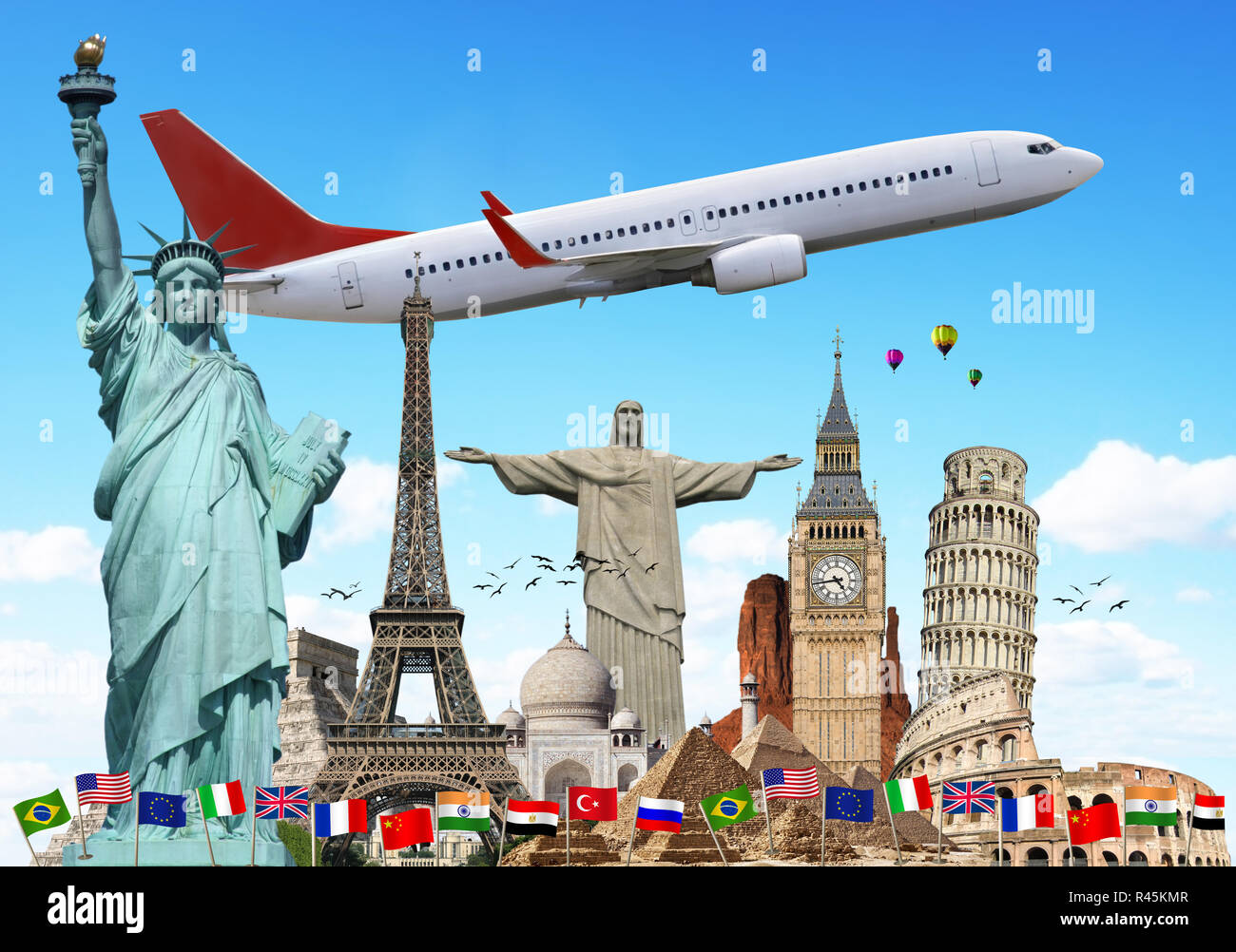 Illustrazione del famoso monumento Foto Stock