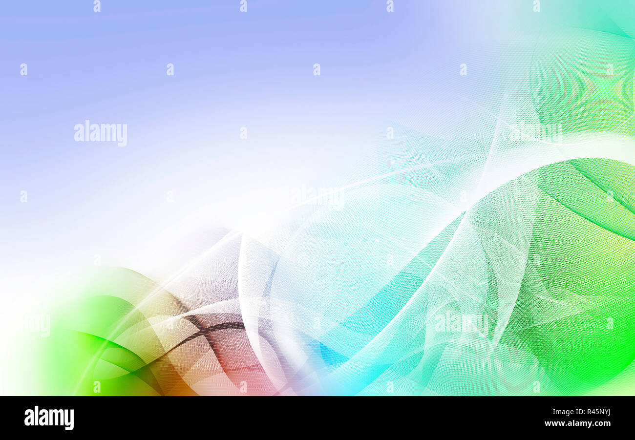 Il movimento delle linee di colore Foto Stock