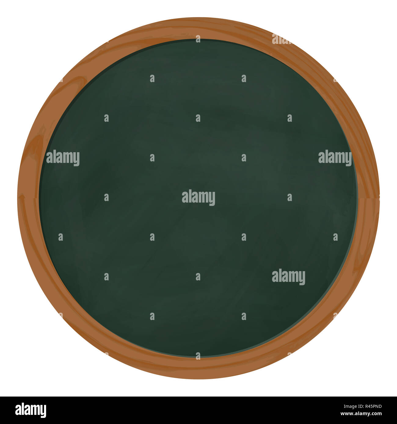 Chalk board con telaio in legno Foto Stock