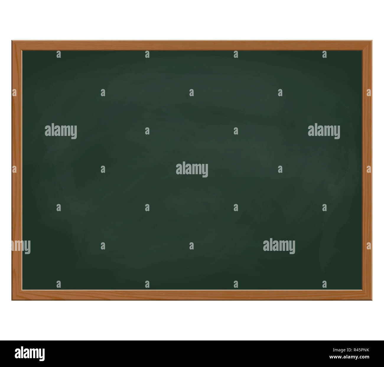 Chalk board con telaio in legno Foto Stock