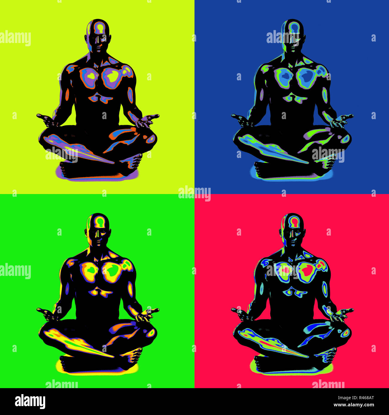 Stato di illuminazione Foto Stock