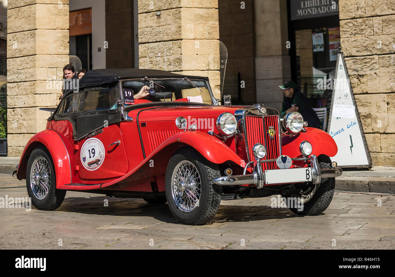 Mg topdowncruiser td roadster 1952 Foto Stock
