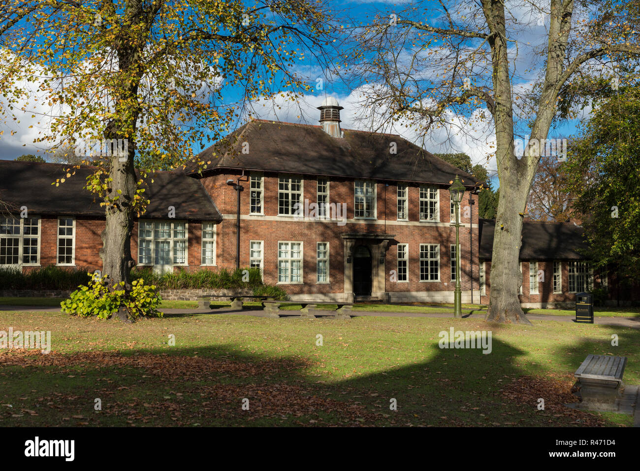 Bournville, Birmingham, UK, 29 ottobre 2018, Bournville Villaggio Verde Foto Stock