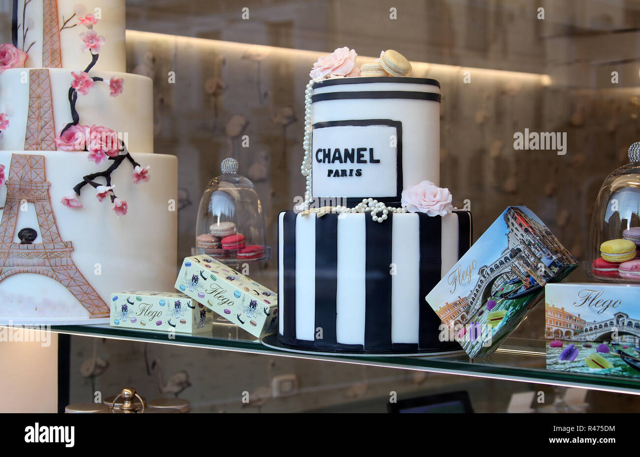 Flego cake shop a Venezia Foto Stock