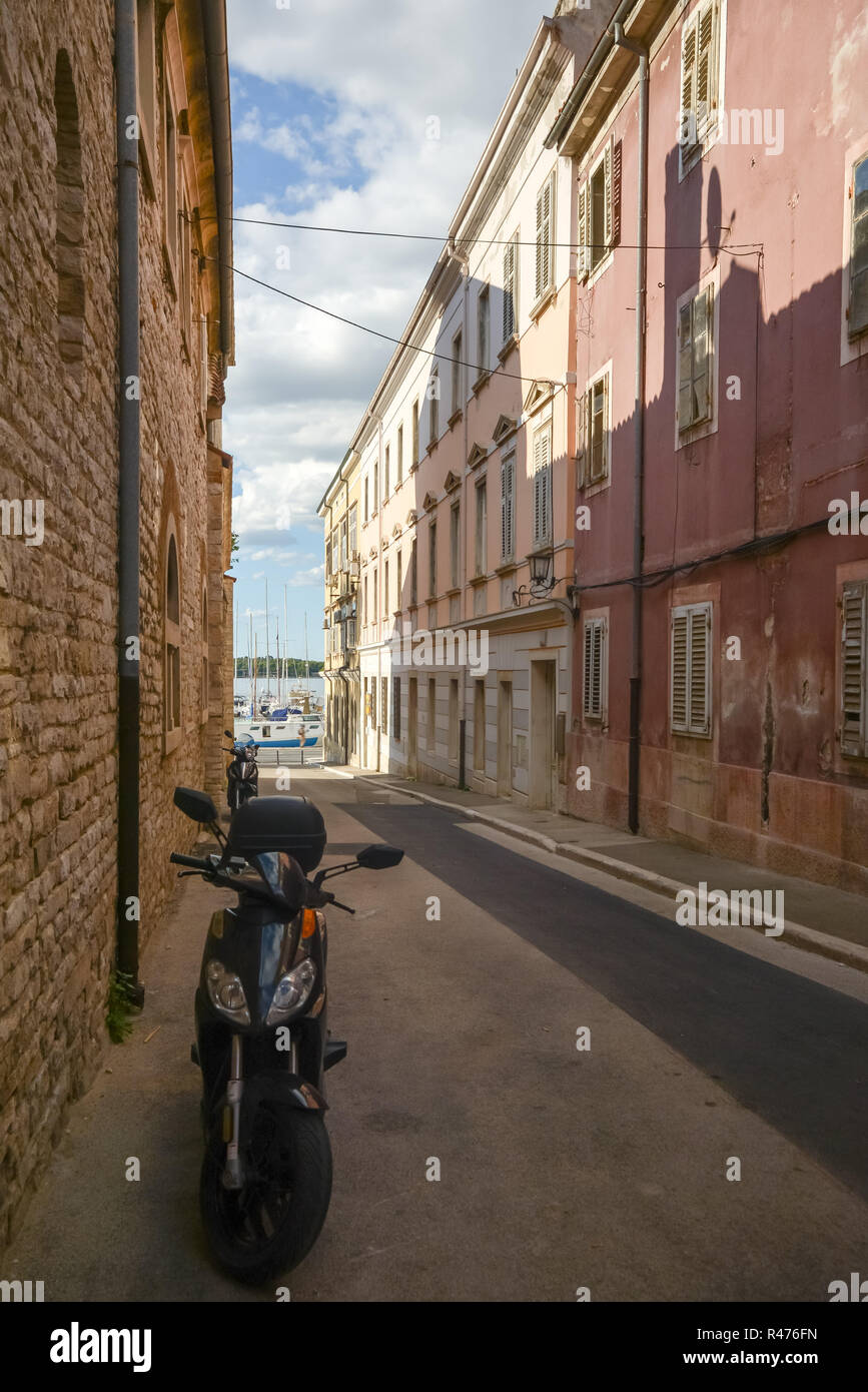 Città vecchia di Rovigno Croazia Foto Stock