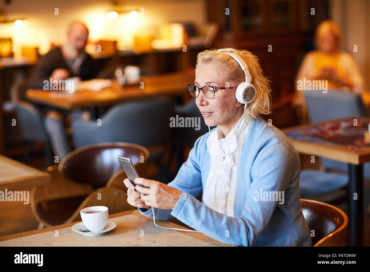 La musica nel tempo libero Foto Stock