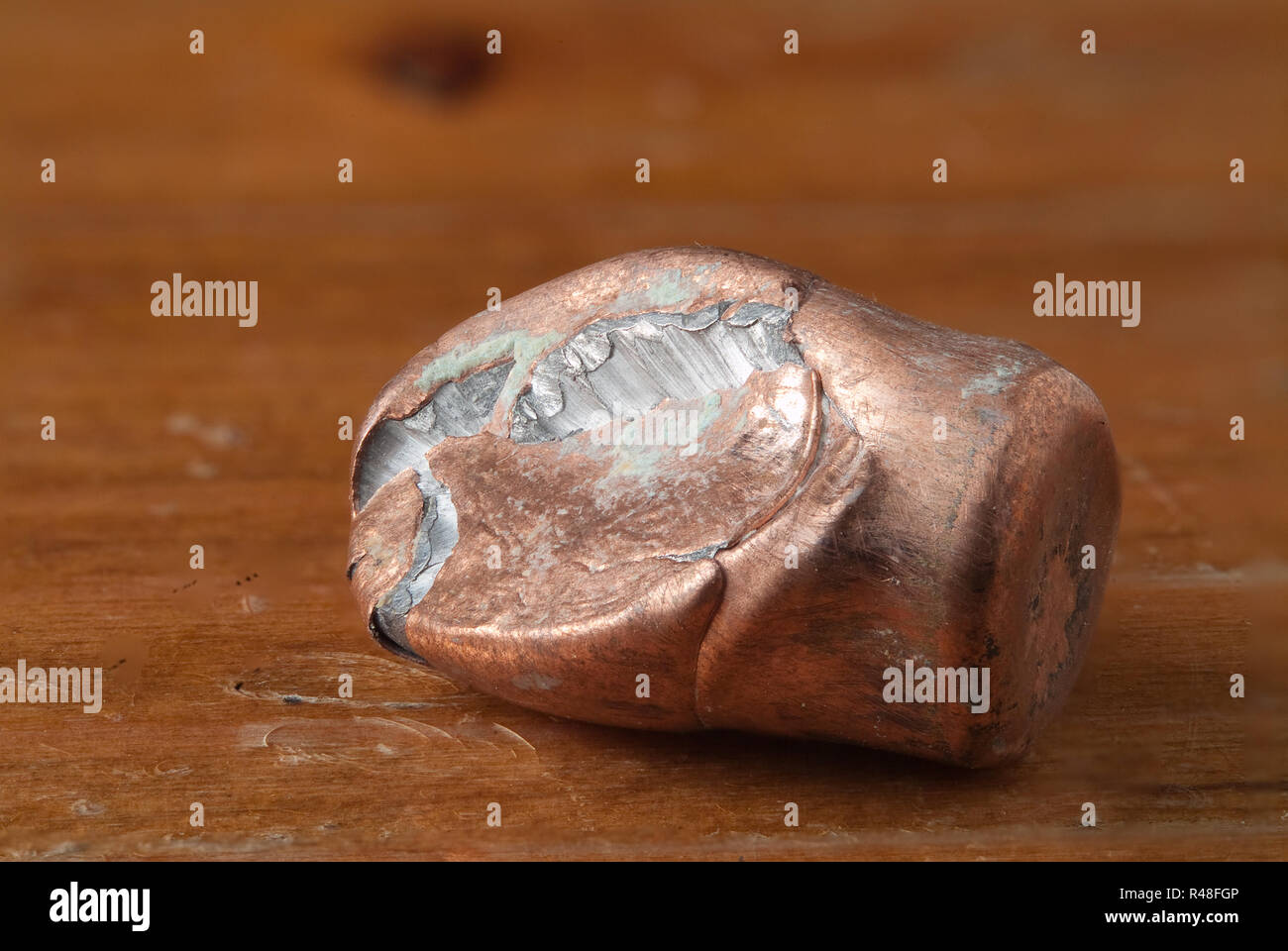 Ricochet Full Metal Jacket bullet Foto Stock