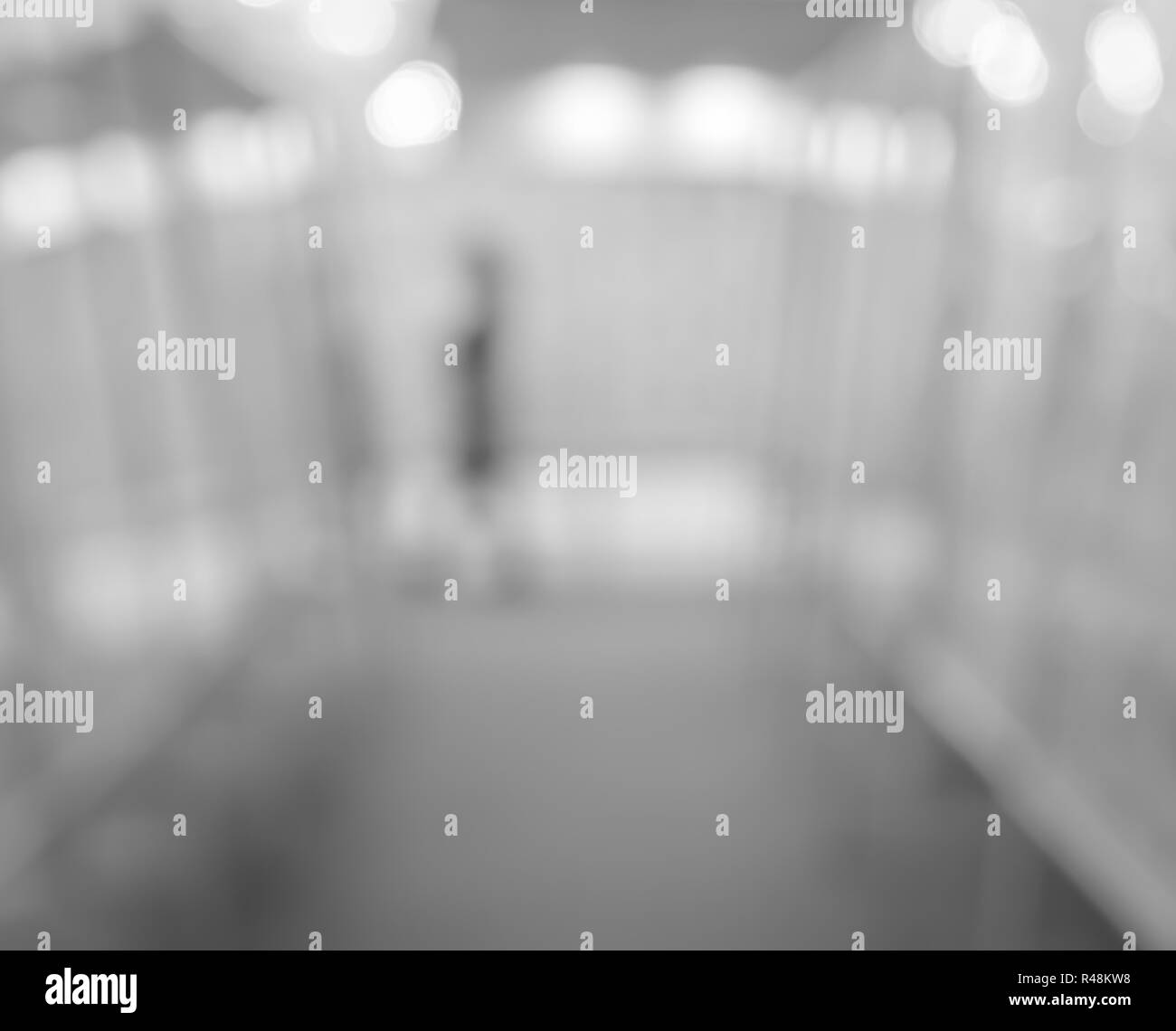 Abstract sfocato galleria d'arte Foto Stock