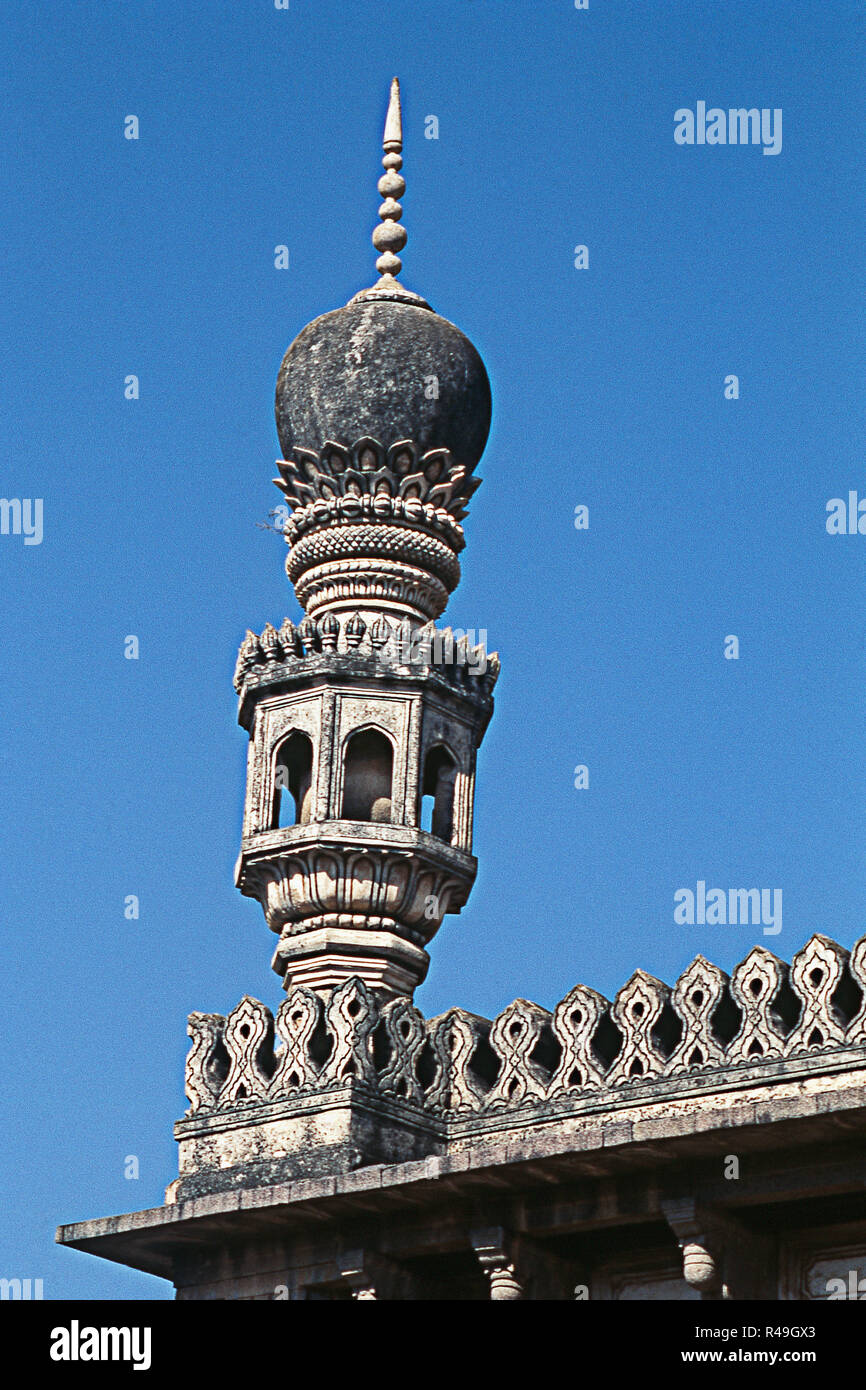 Qutb Shahi tombe, Golconda Fort, Hyderabad, Andhra Pradesh, India, Asia Foto Stock