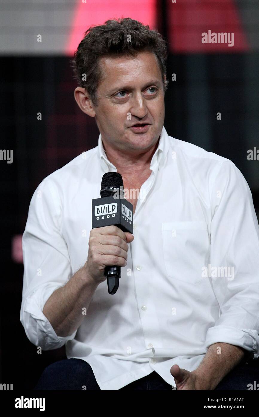 New York, NY, STATI UNITI D'AMERICA. 26 Nov, 2018. Alex Winter interno per AOL costruire serie Candids Celebrity - MER, AOL costruire serie, New York, NY Novembre 26, 2018. Credito: Steve Mack/Everett raccolta/Alamy Live News Foto Stock