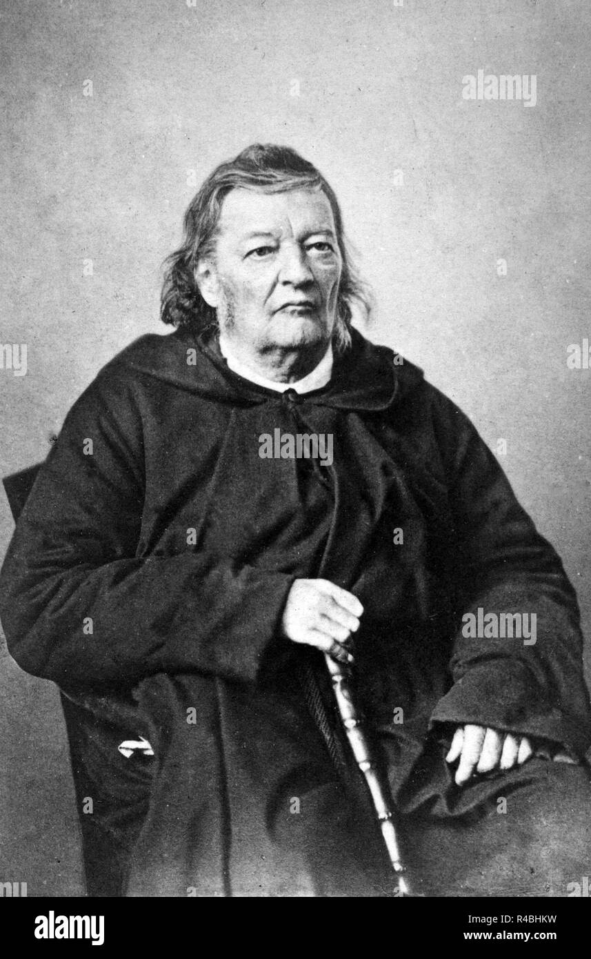 JUSTINUS KERNER (1786-1862) poeta tedesco e al medico che diede la prima descrizione dettagliata del botulismo. Foto Stock