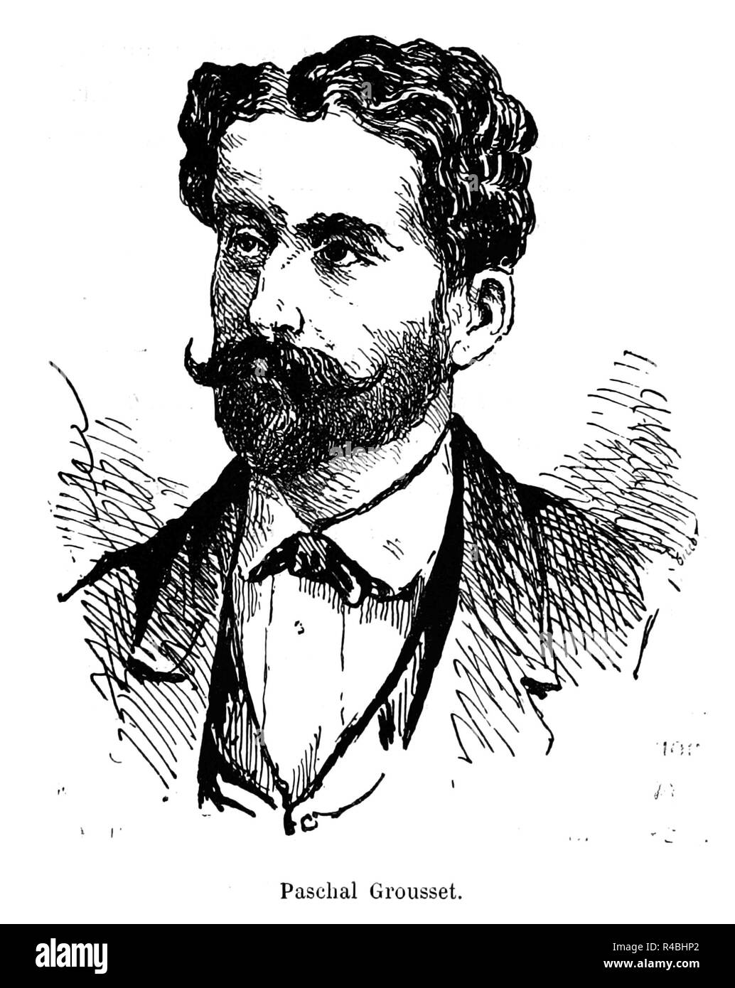 GROUSSET Pasquale (1844-1909), uomo politico francese e scrittore di fantascienza sotto diversi nomi di penna Foto Stock