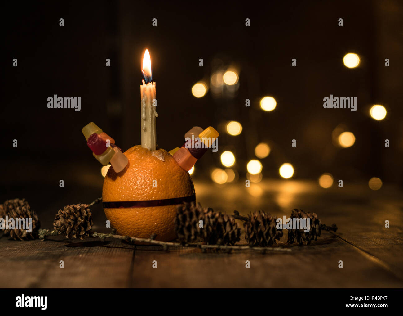 Christingle Foto Stock