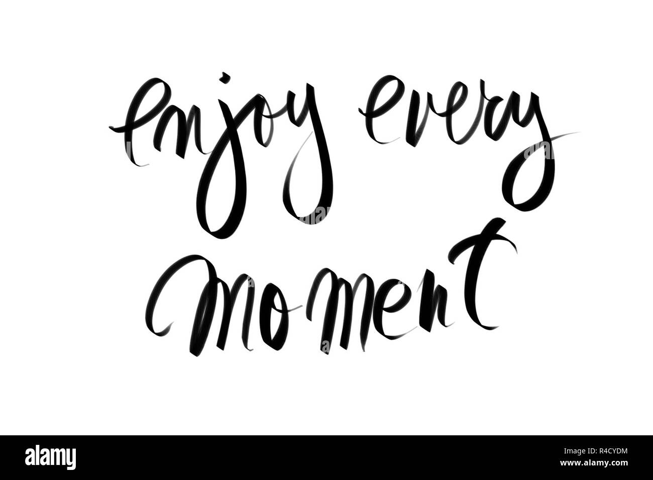 Godetevi ogni momento preventivo motivazionale Foto Stock