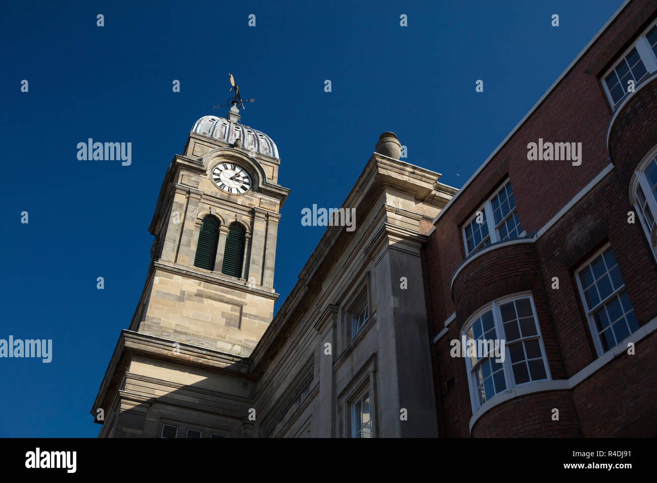 Derby, Derbyshire, Regno Unito: Ottobre 2018: Itinerari Segreti di Palazzo Ducale di Derby Guildhall e teatro Foto Stock