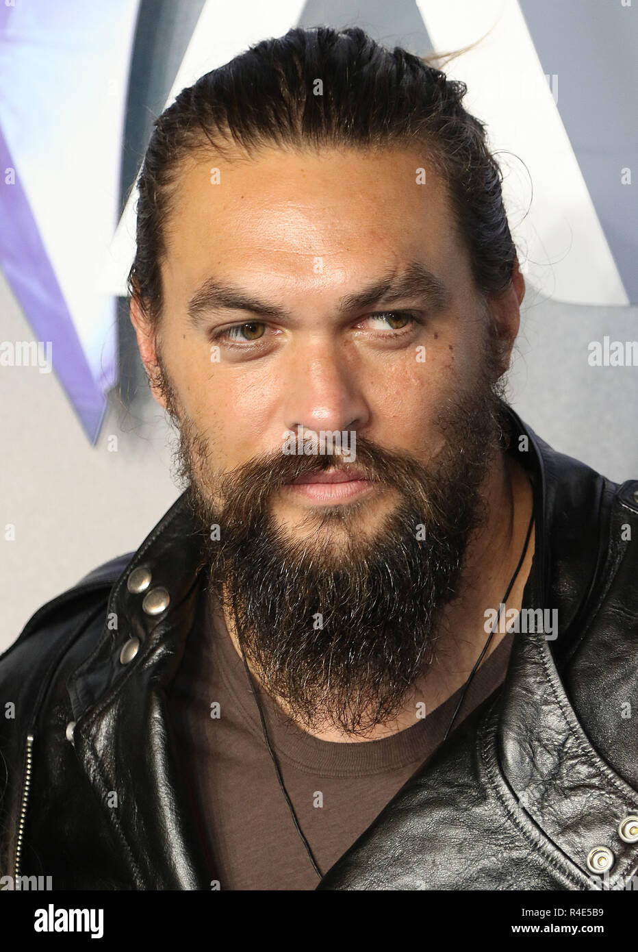 Londra, Regno Unito. 26 Nov 2018. Jason Momoa, Aquaman - World Premiere, Leicester Square, Londra, Regno Unito, 26 novembre 2018, Foto di Richard Goldschmidt Credito: ricca di oro/Alamy Live News Foto Stock