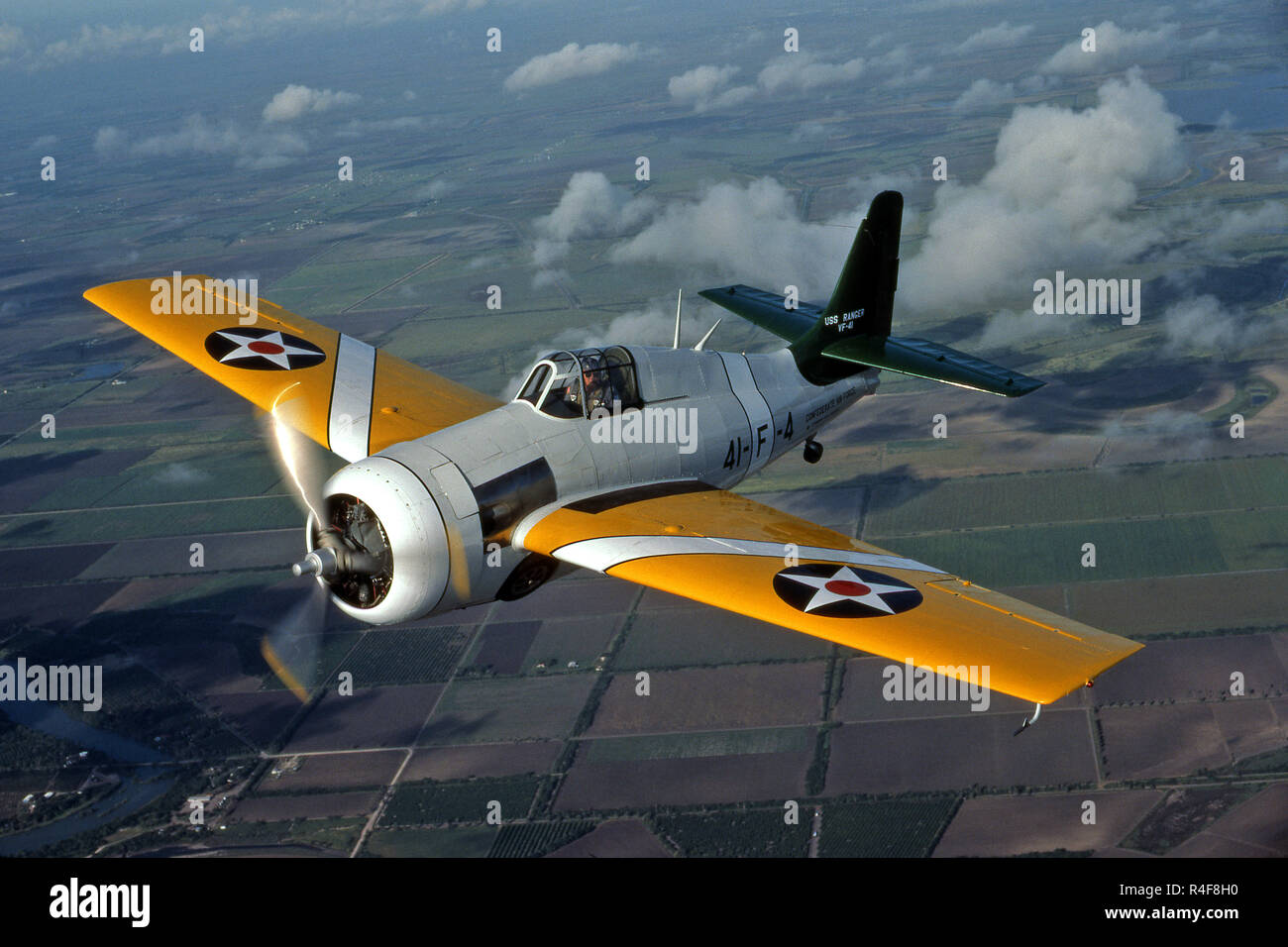 Grumman F4F/FM2 Wildcat Nautica della seconda guerra mondiale. Foto Stock