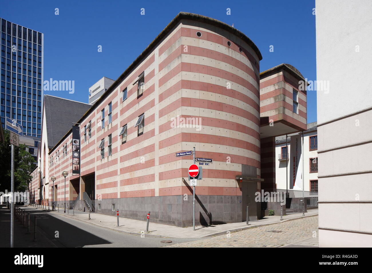 Il monastero carmelitano, Istituto per la storia urbanistica e il museo archeologico, Frankfurt am Main, Hesse, Germania, Europa mi Karmeliterkloster, Institut f Foto Stock