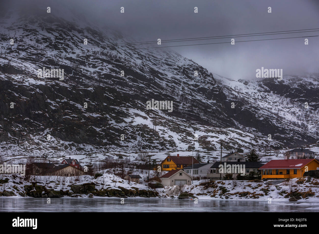 Viaggio nelle Isole Lofoten in Norvegia Foto Stock