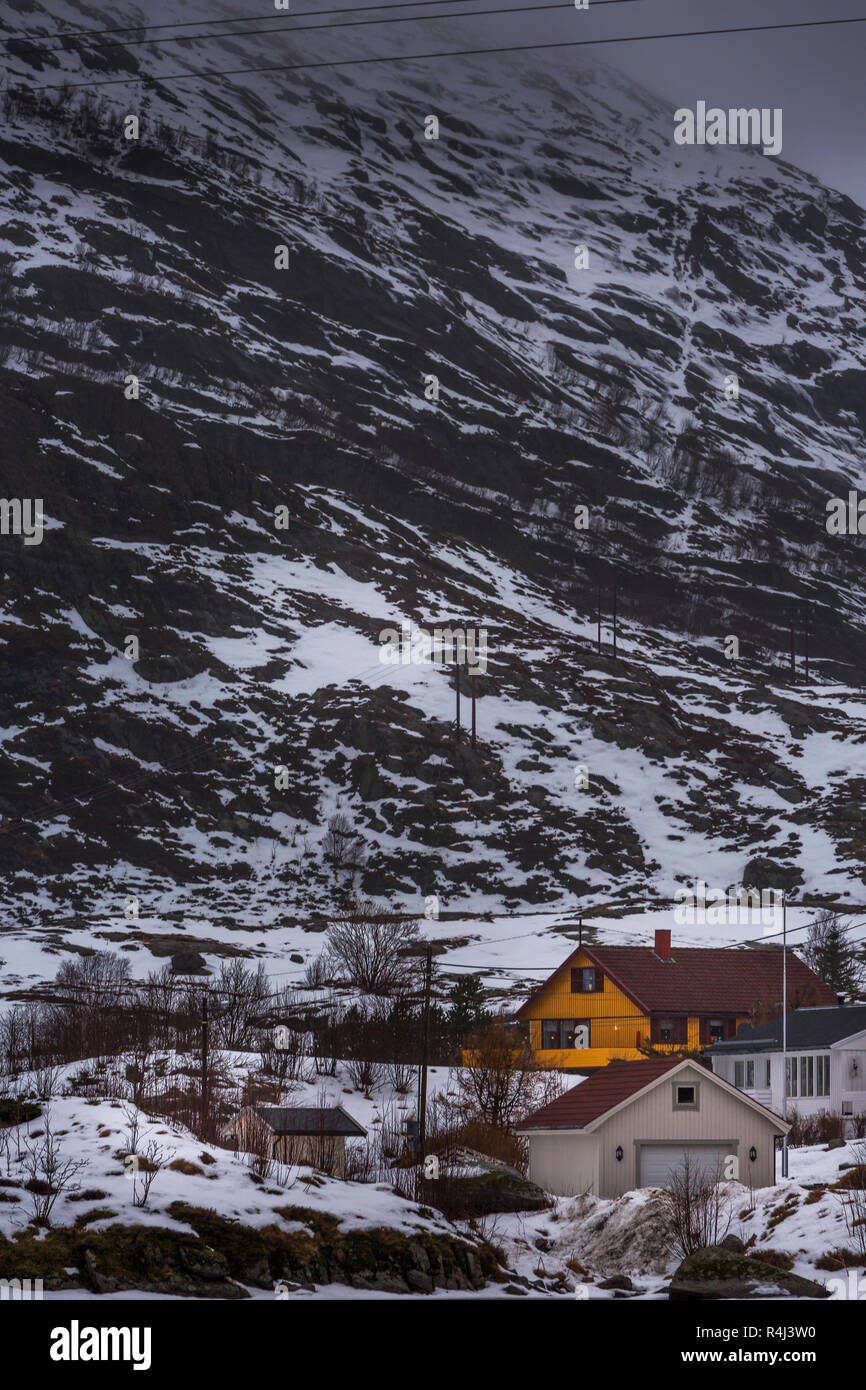 Viaggio nelle Isole Lofoten in Norvegia Foto Stock