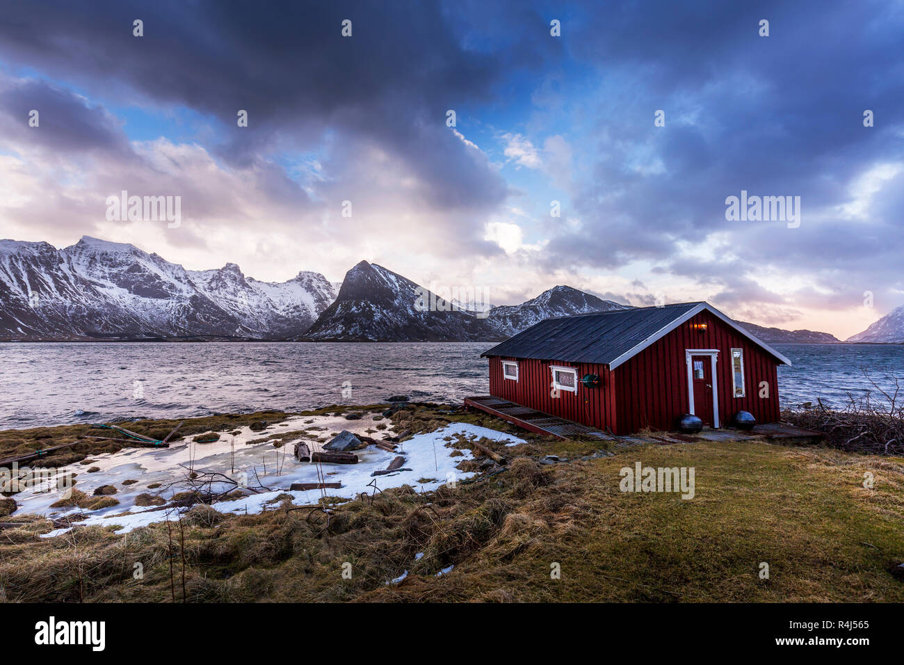 Viaggio nelle Isole Lofoten in Norvegia Foto Stock