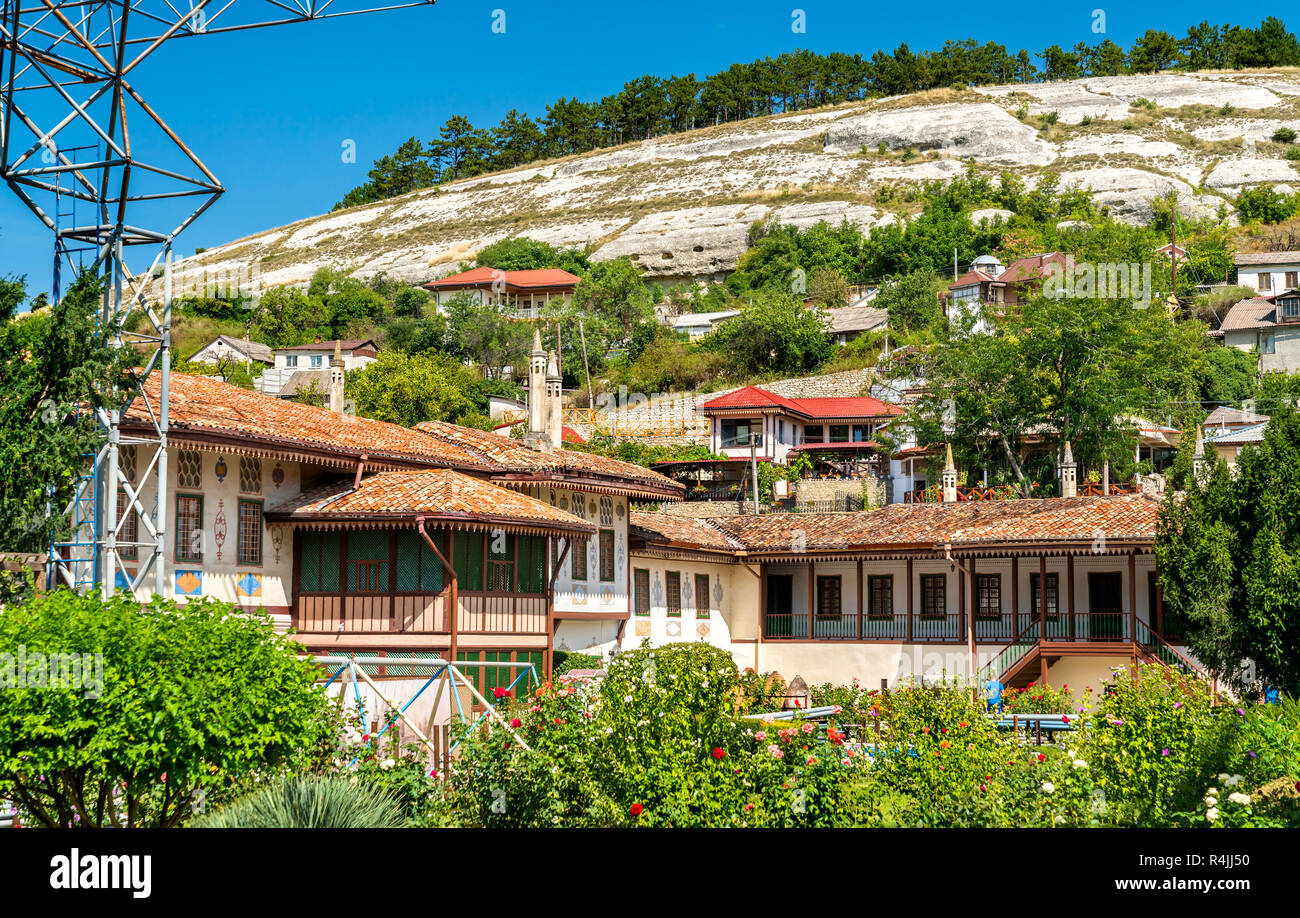 Hansaray, Khan Palace in Bakhchysarai, Crimea Foto Stock