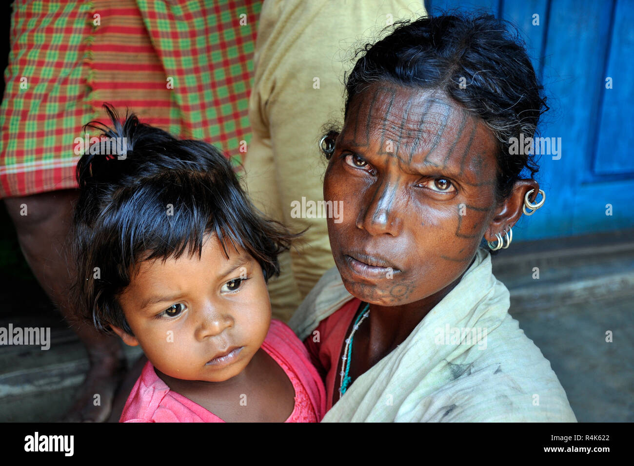 India Orissa, Pushangia village, Malia Khon tribù Foto Stock