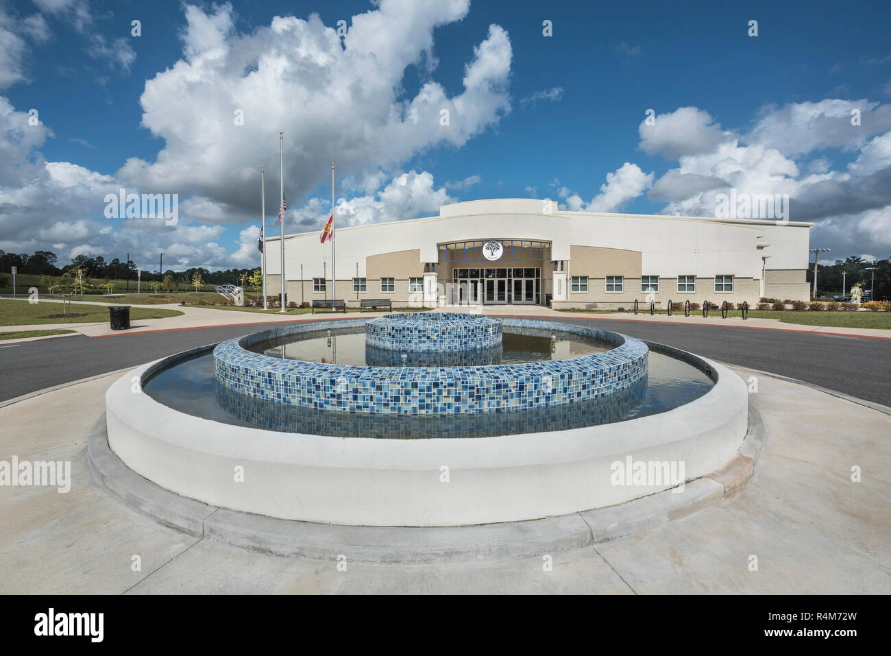 Parco legacy è un enorme multiuso di struttura pubblica in Alachua, Florida, unico nel suo piccolo paese ubicazione. Foto Stock