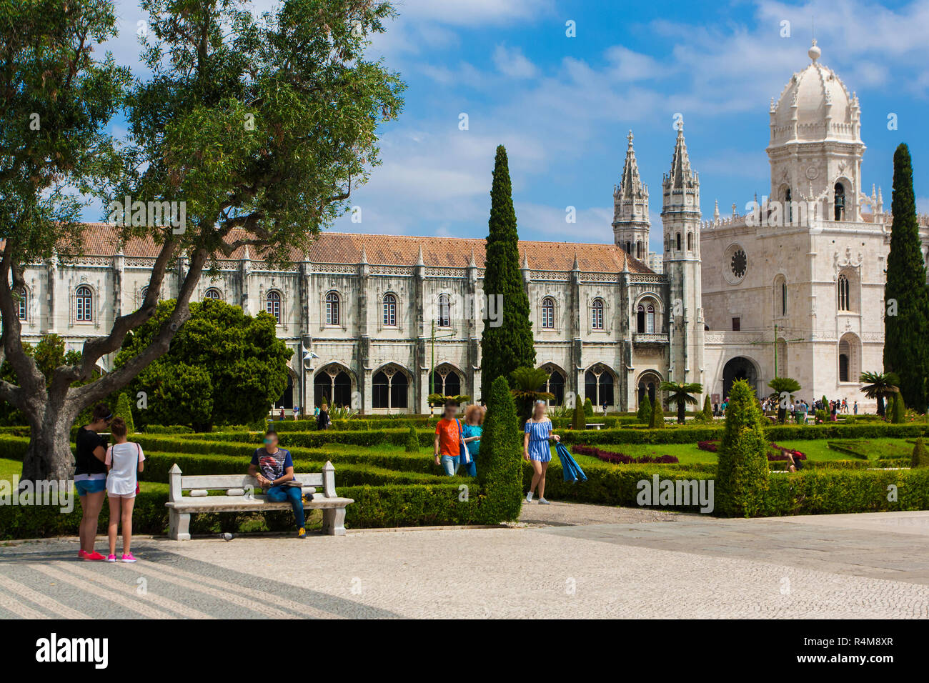 Il monastero storico di Lisbona Foto Stock