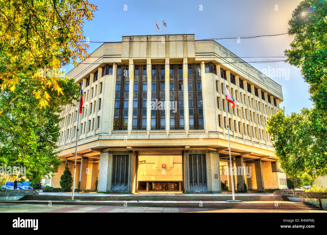 Il Consiglio di Stato della Crimea in Simferopol Foto Stock
