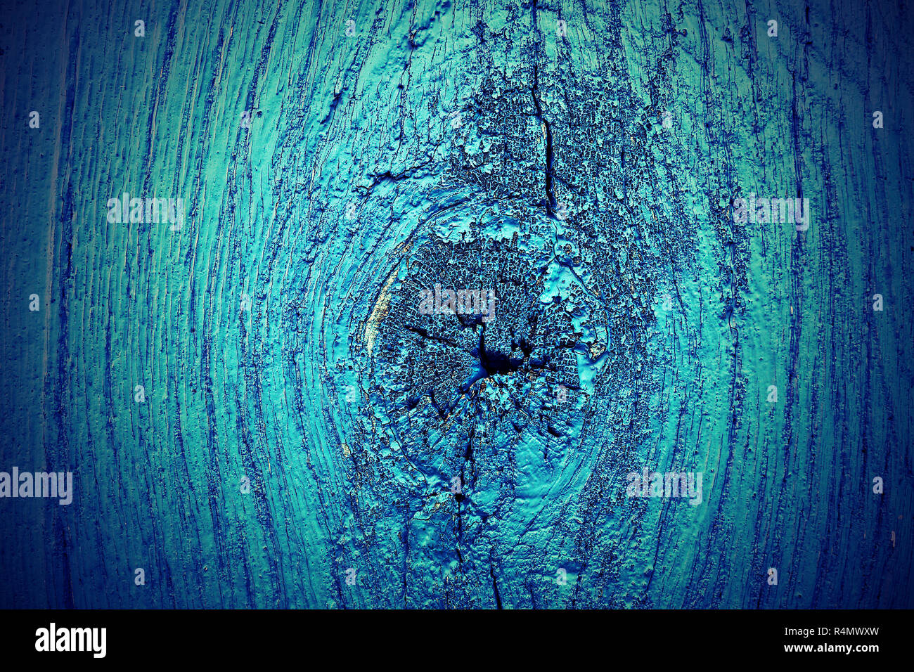 Dipinto di blu in legno di abete rosso plank exture architettonico per il tuo design Foto Stock