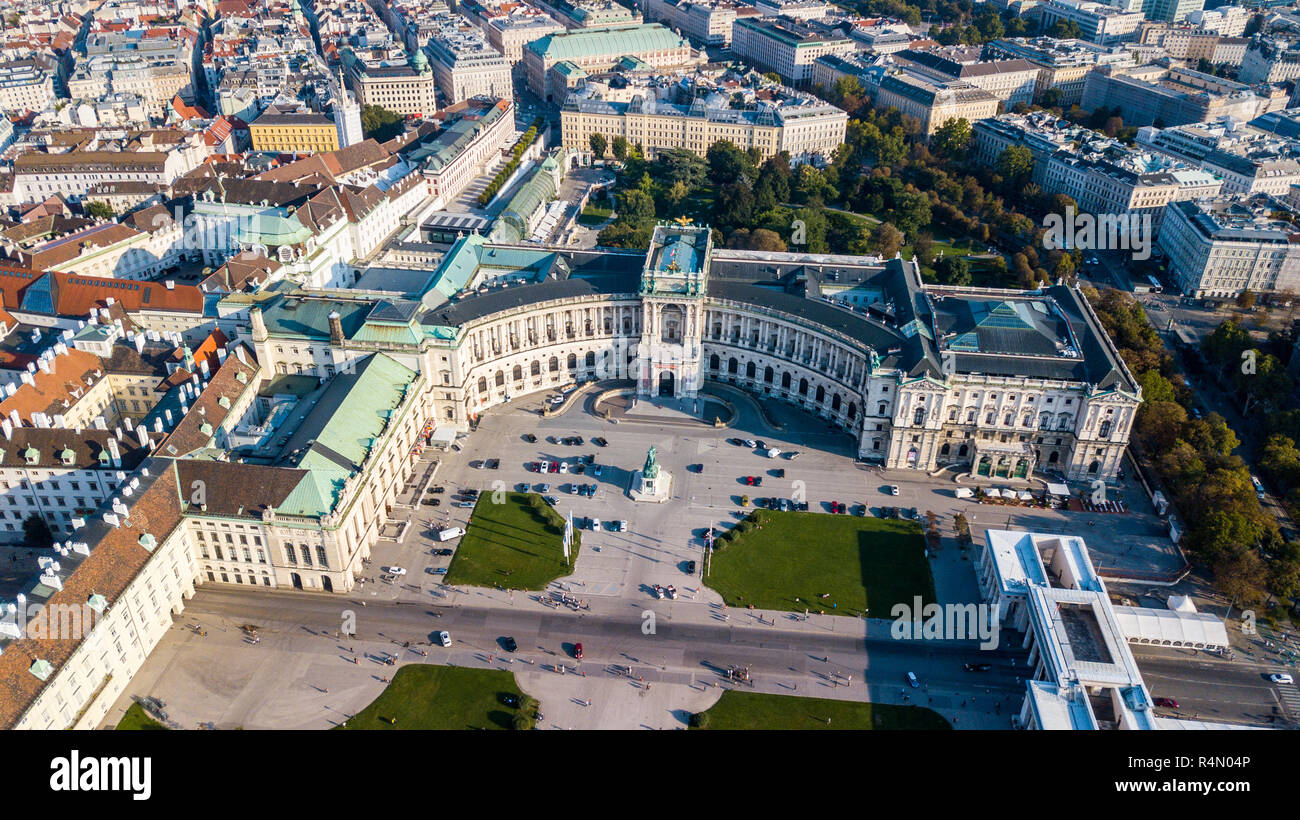 Il Palazzo Imperiale Hofburg o Wien, palazzo imperiale complesso, Vienna, Austria Foto Stock