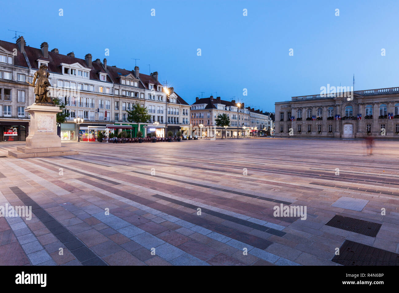 Place Jeanne Hachette in Beauvais, Francia Foto Stock