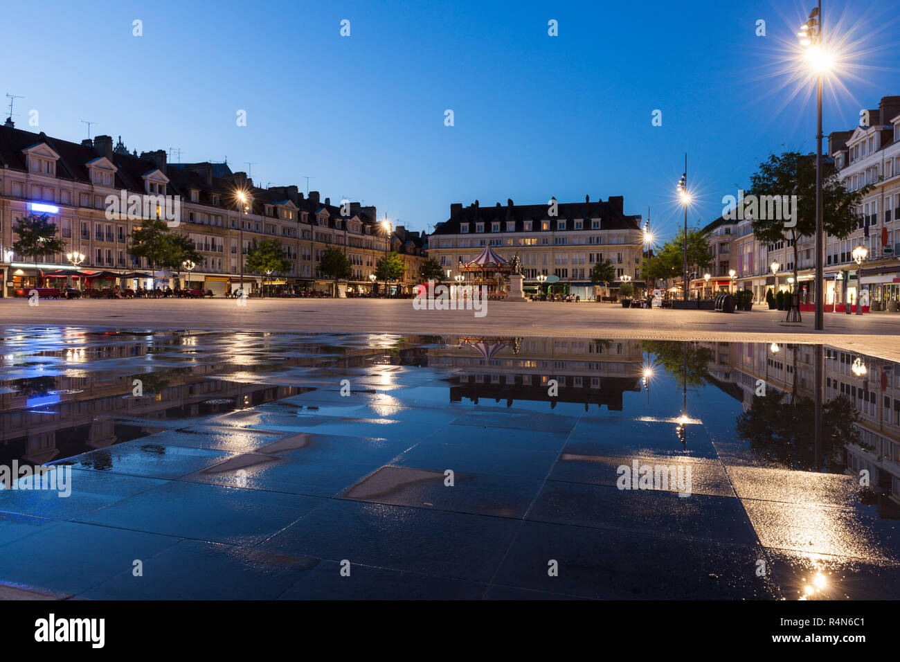 Place Jeanne Hachette in Beauvais, Francia Foto Stock