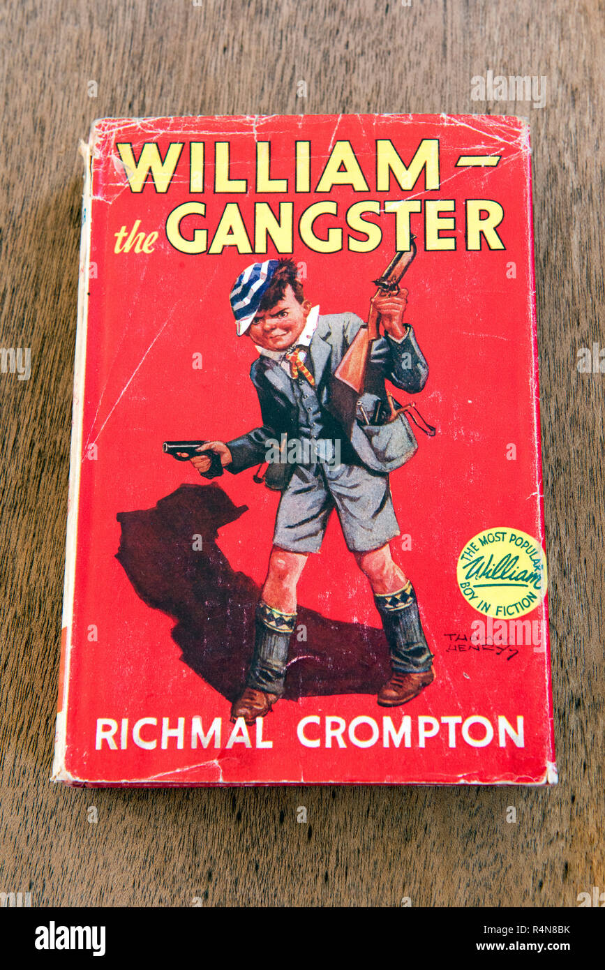 William Gangster da Richmal Crompton 1955 hardback edition parte del proprio William collezione. Solo uso editoriale. Foto Stock