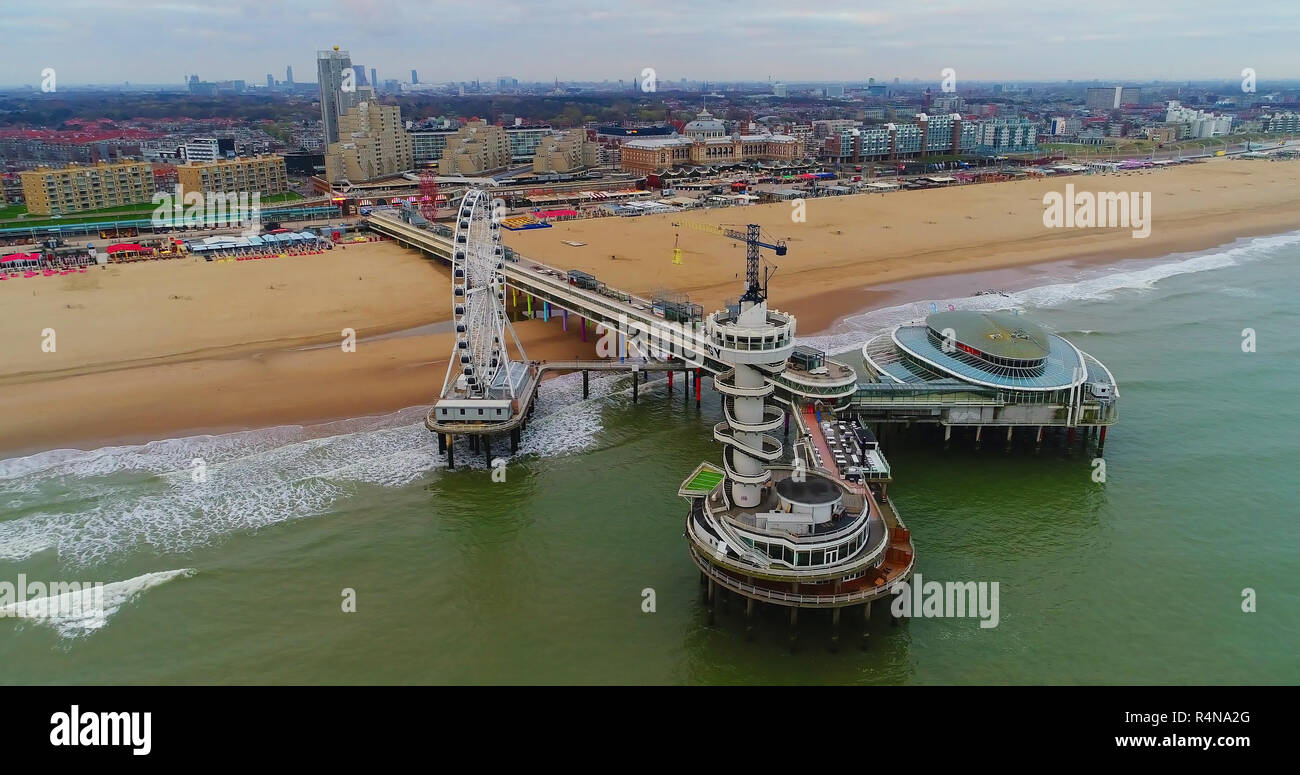 Pier scheveningen Foto Stock