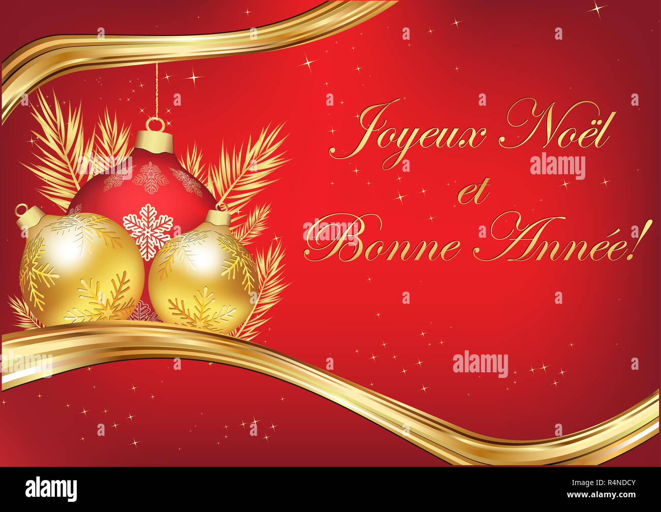 Frasi Di Auguri Di Natale In Francese.Biglietto D Auguri Francese Immagini E Fotos Stock Alamy