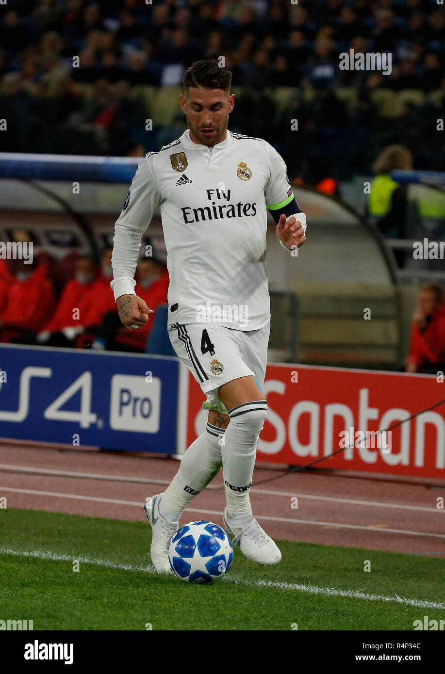 Roma, Italia. 27 Novembre, 2018. durante la Champions League gruppo partita di calcio tra la Roma - Real Madrid presso lo Stadio Olimpico di Roma Italia 27 novembre 2018 Credit: agnfoto/Alamy Live News Foto Stock