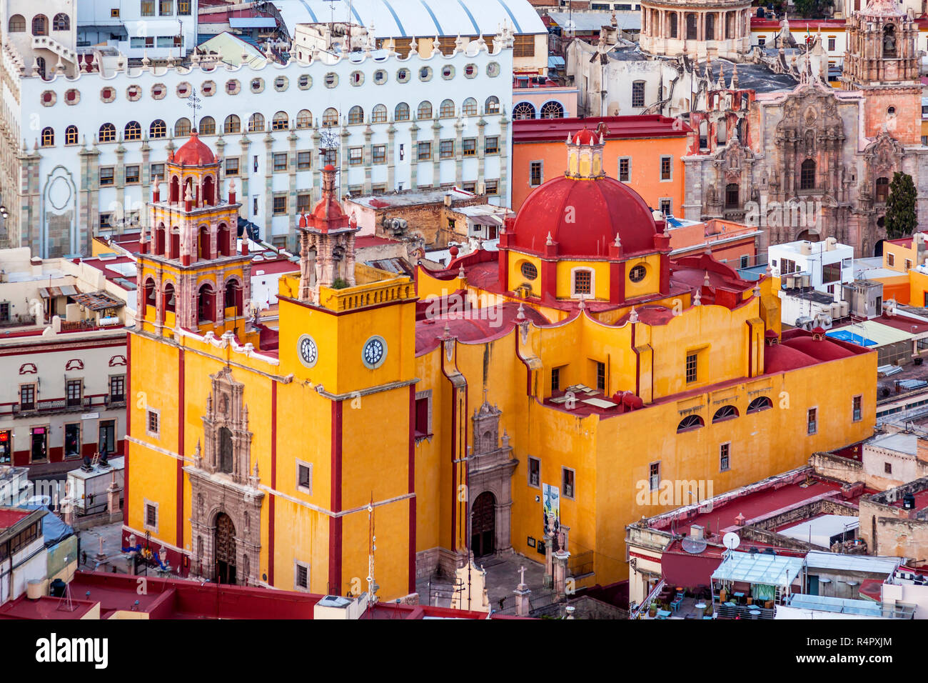 Università Tempio Companiia Madonna Basilica Guanajuato Messico Foto Stock