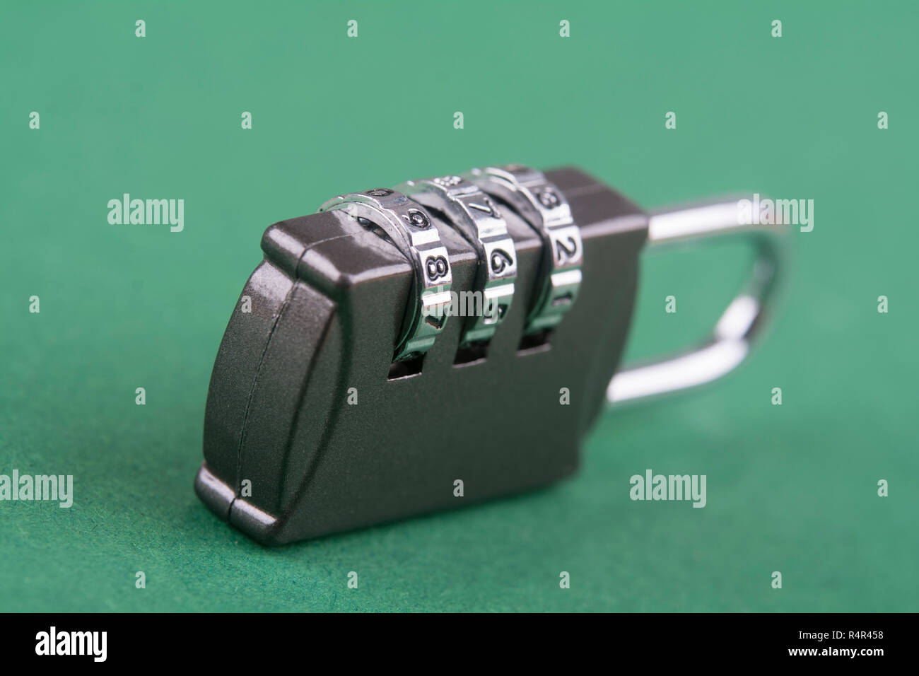 Serratura a combinazione come un simbolo foto per la sicurezza Foto Stock