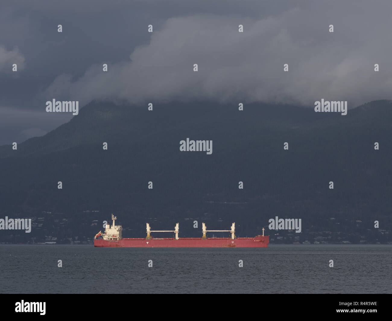 Cargo, il porto di Vancouver, Vancouver, British Columbia, Canada, Brian Martin RMSS, file di grandi dimensioni Foto Stock
