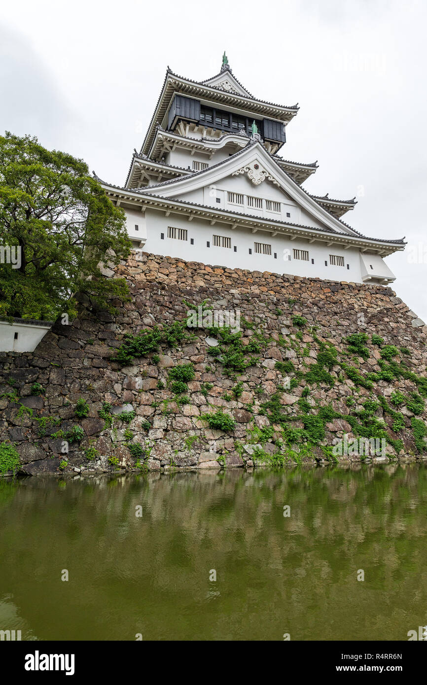 Tradizionale Giapponese il castello di Kokura Foto Stock