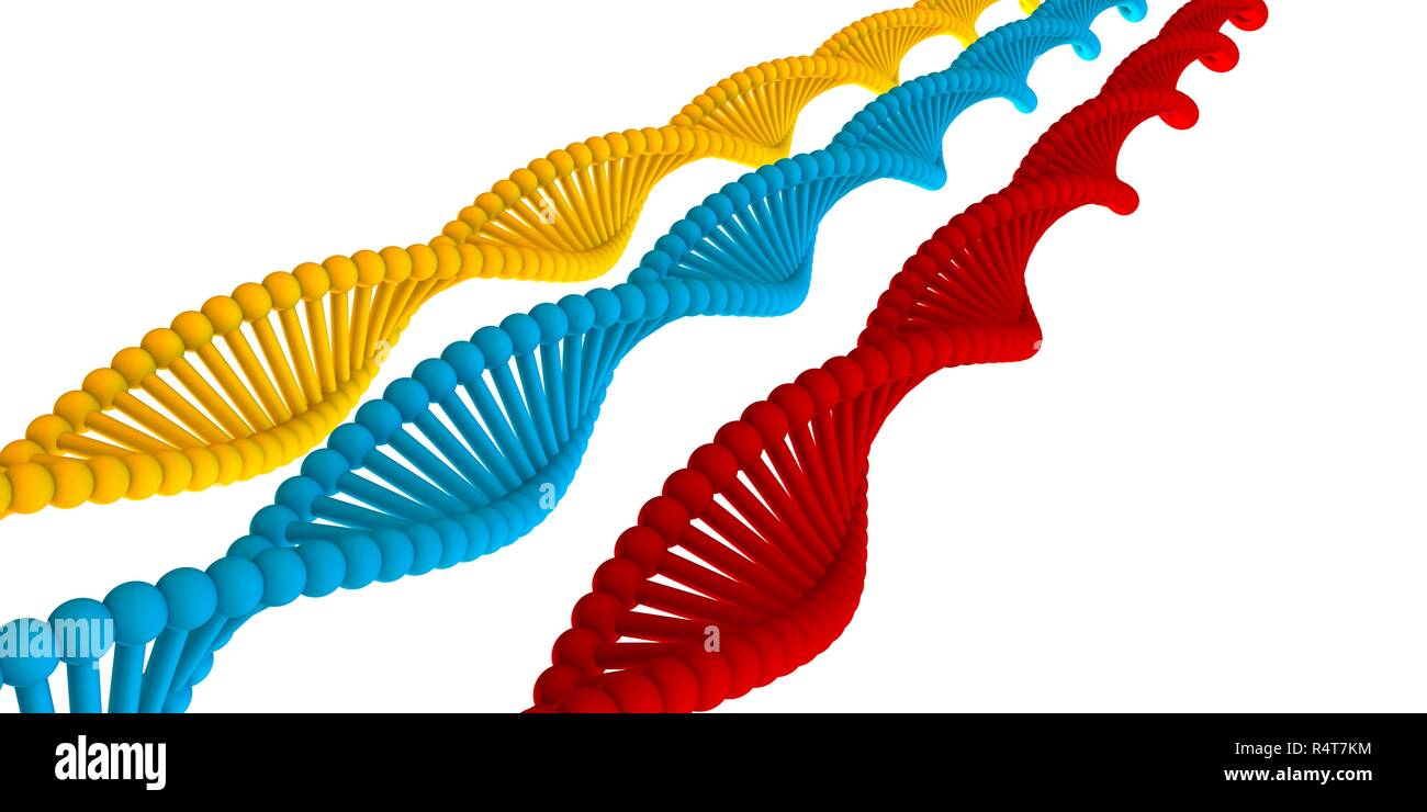Filo del DNA Foto Stock