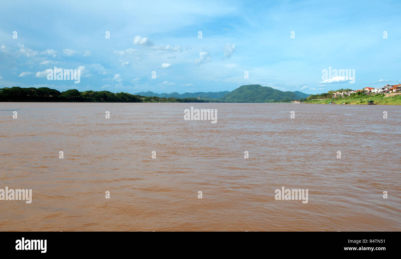 Il fiume Mekong, Loei provincia, Thailandia Foto Stock