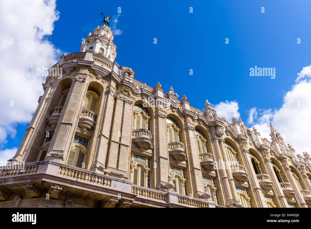 Vecchia Havana, Cuba. Febbraio 2018 - Il Grande Teatro di Havana, a l'Avana, Cuba.Il teatro è stata la casa del cubano Balletto Nazionale Foto Stock